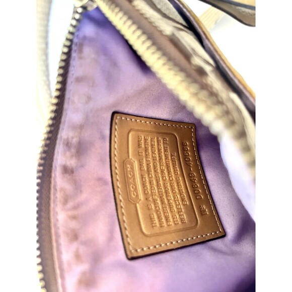 VTG Coach DO849-40688 Beige Hampton Signature Swingpack Crossbody Shoulder Bag - Picture 6 of 12